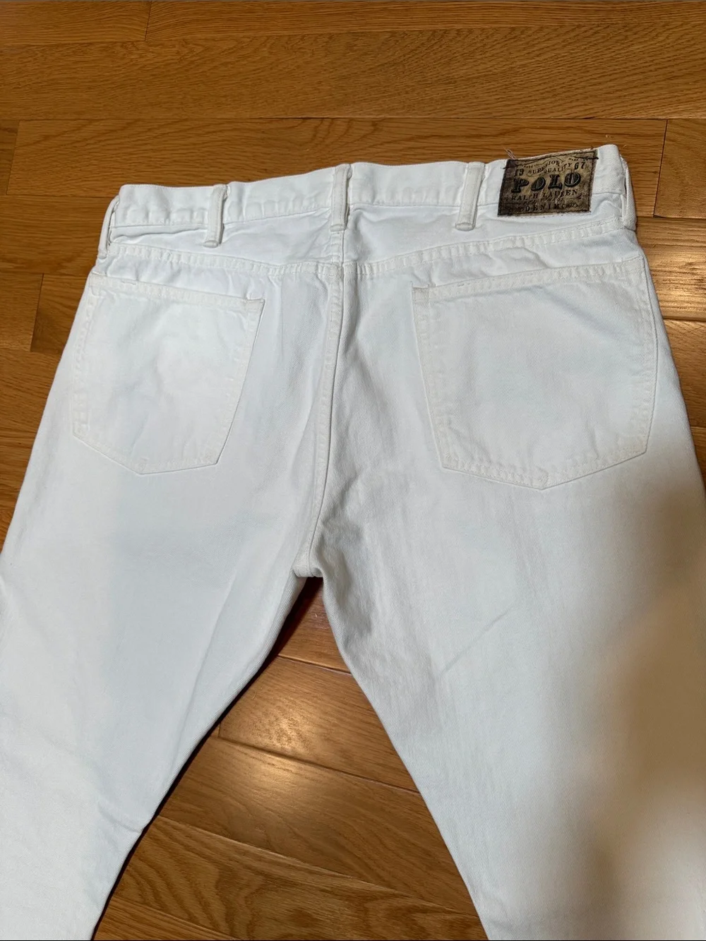 Polo by Ralph Lauren White Men’s Slim Straight Jeans